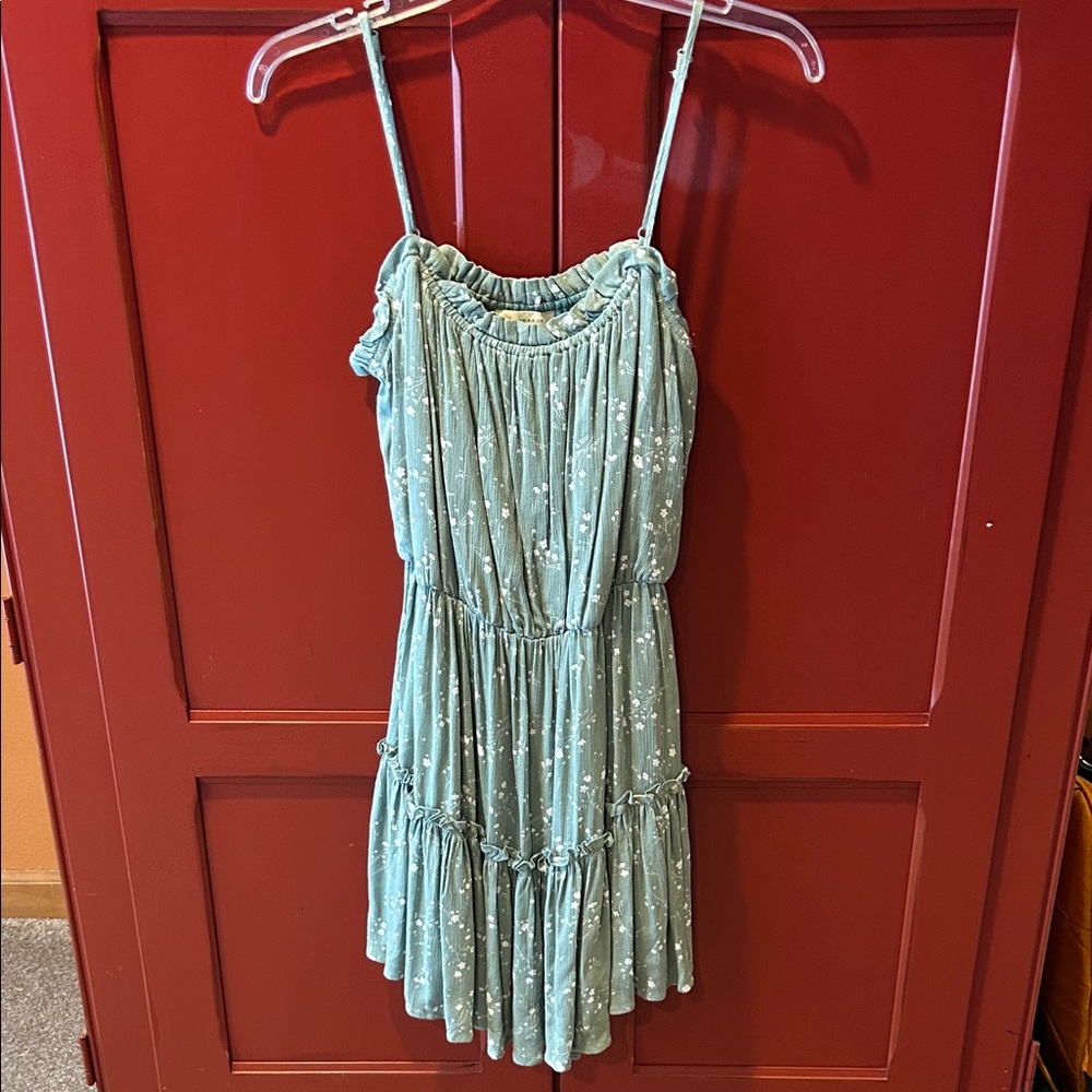 La Hearts Teal Starry Dress - size Medium